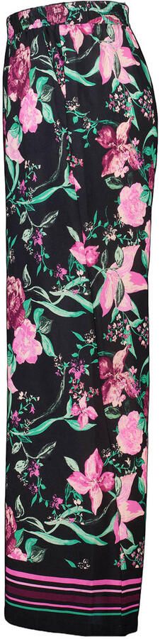 MS Mode wide leg regular waist gebloemde broek multi - Foto 3