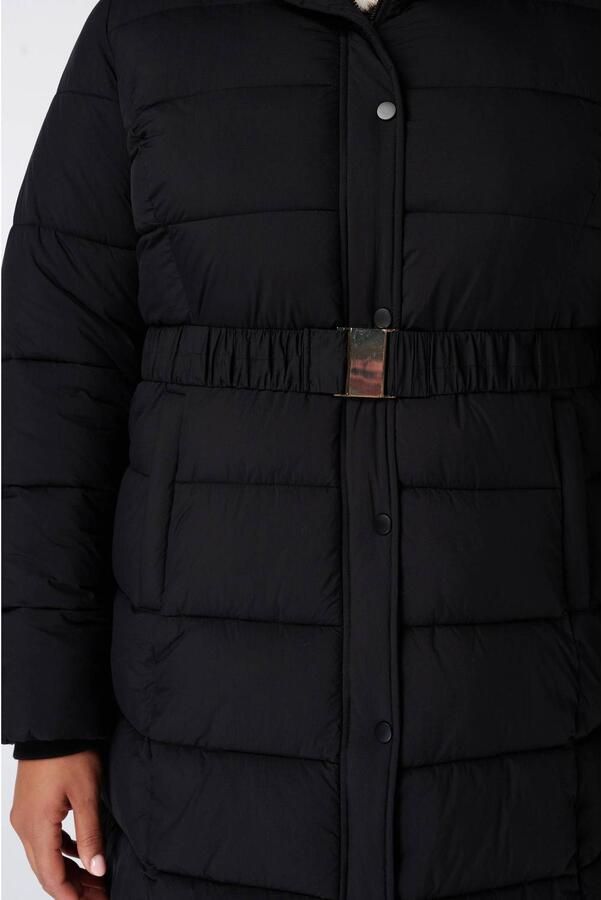 MS Mode winterjas zwart