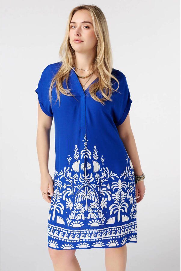 MS Mode zomerjurk blauw