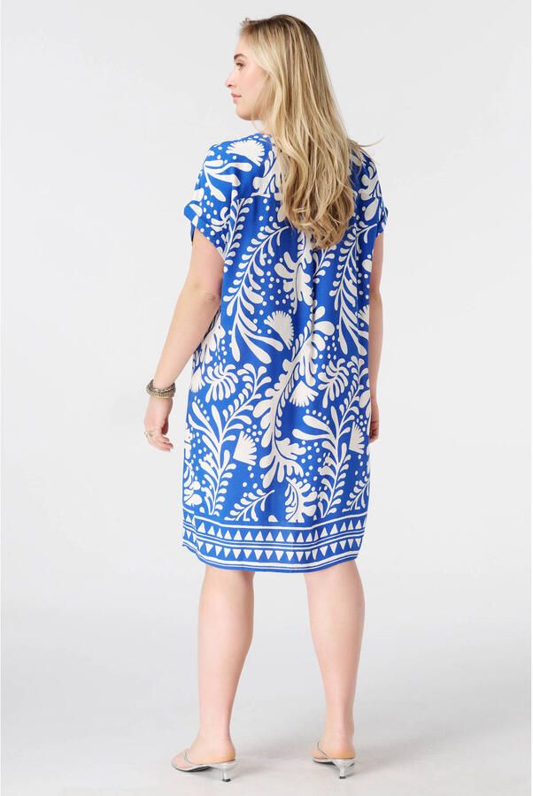 MS Mode zomerjurk blauw - Foto 3