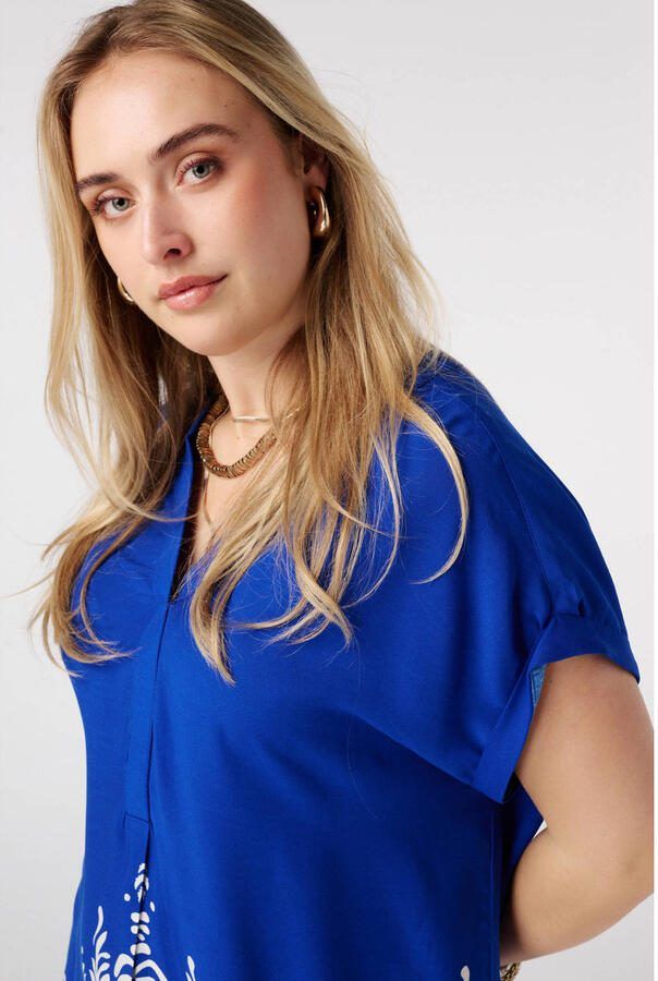 MS Mode zomerjurk blauw - Foto 3