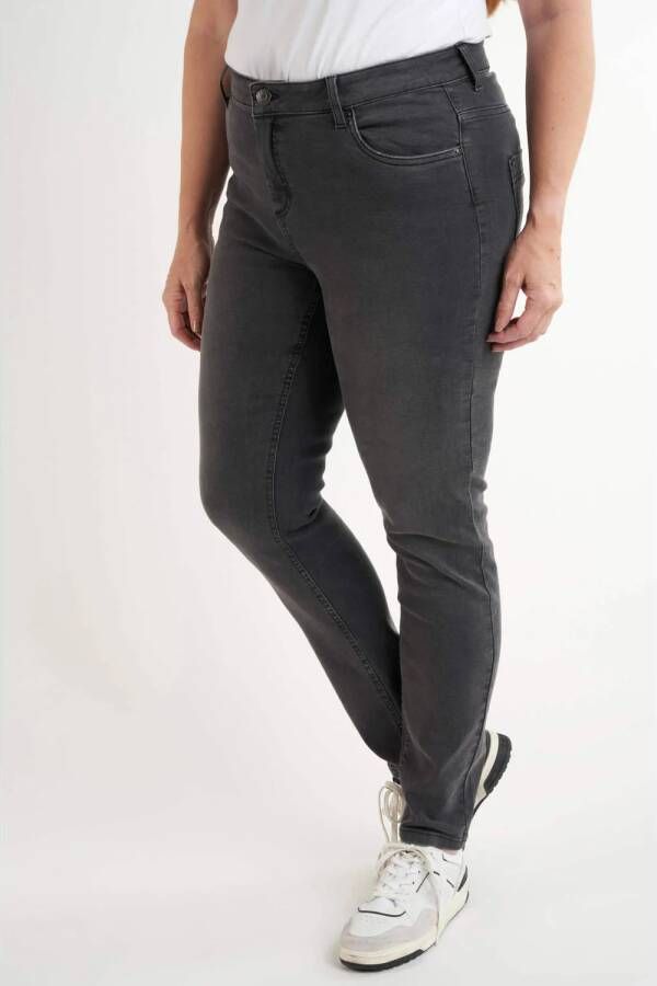 MS Mode slim fit jeans grijs