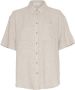 MSCH Copenhagen gemêleerde blouse MSCHGinia 2 4 Shirt met linnen zand - Thumbnail 2