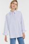 MSCH Copenhagen gestreepte blouse Olisa Haddis van biologisch katoen lichtblauw - Thumbnail 2