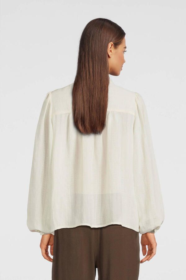 MSCH COPENHAGEN Dames Blouses Mschblanka Amrita Shirt Wit - Foto 6