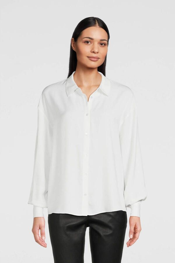 MSCH Copenhagen Overhemdblouse met knoopsluiting model 'Sandelina' - Foto 6