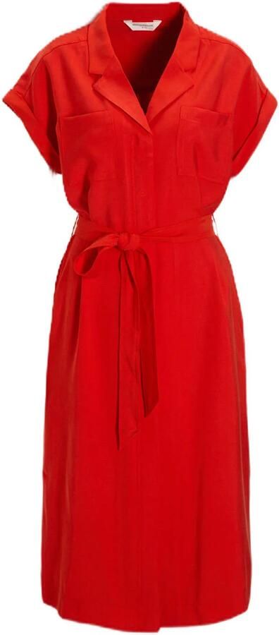 MSCH COPENHAGEN Dames Jurken Mschimila Selia Ss Dress Rood - Foto 6