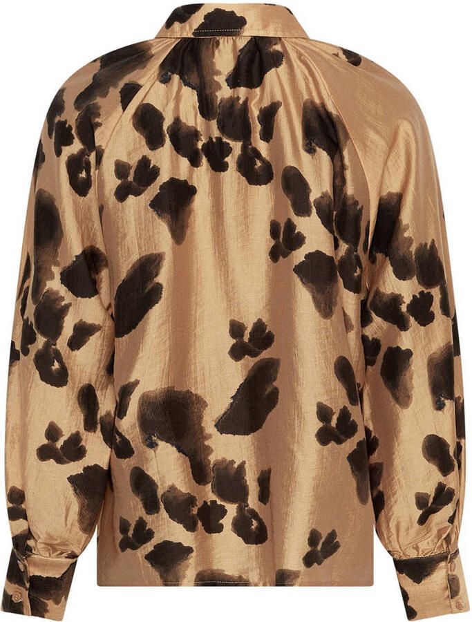 MSCH COPENHAGEN Dames Blouses Mschnilla Romina Top Aop Camel - Foto 6