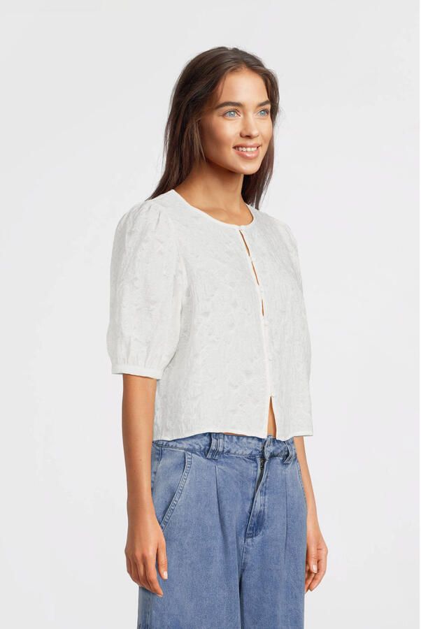 MSCH Copenhagen Regular fit blouse met 1 2-mouwen model 'Asteria' - Foto 8
