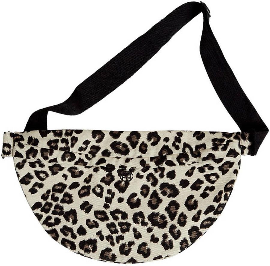 MSCH Copenhagen crossbody tas met panterprint MSCHSage beige