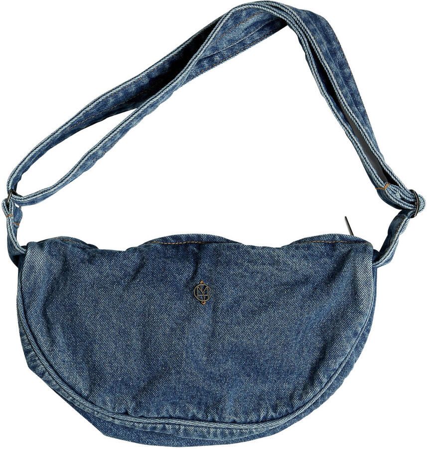 MSCH Copenhagen denim crossbody tas MSCHDylan blauw