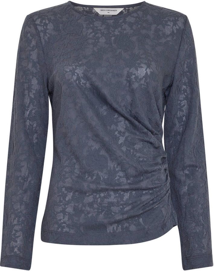 MSCH COPENHAGEN Dames Tops & T-shirts Mschbrigetta Top Donkerblauw - Foto 4