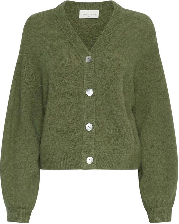 MSCH Copenhagen Relaxed fit gebreid jack met alpaca-aandeel Model 'Petrinelle Hope'