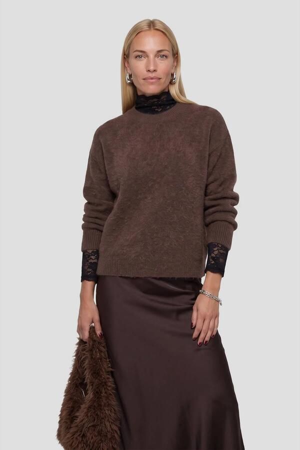 MSCH Copenhagen Gebreide pullover met ronde hals model 'Festina Hope' - Foto 5