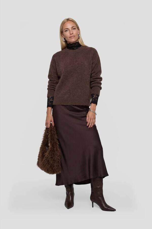 MSCH Copenhagen Gebreide pullover met ronde hals model 'Festina Hope' - Foto 6