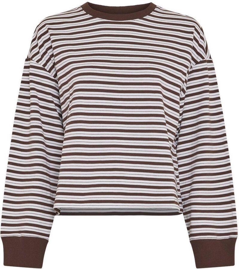 MSCH Copenhagen Shirt met lange mouwen met ronde hals model 'Monde Krestiane'