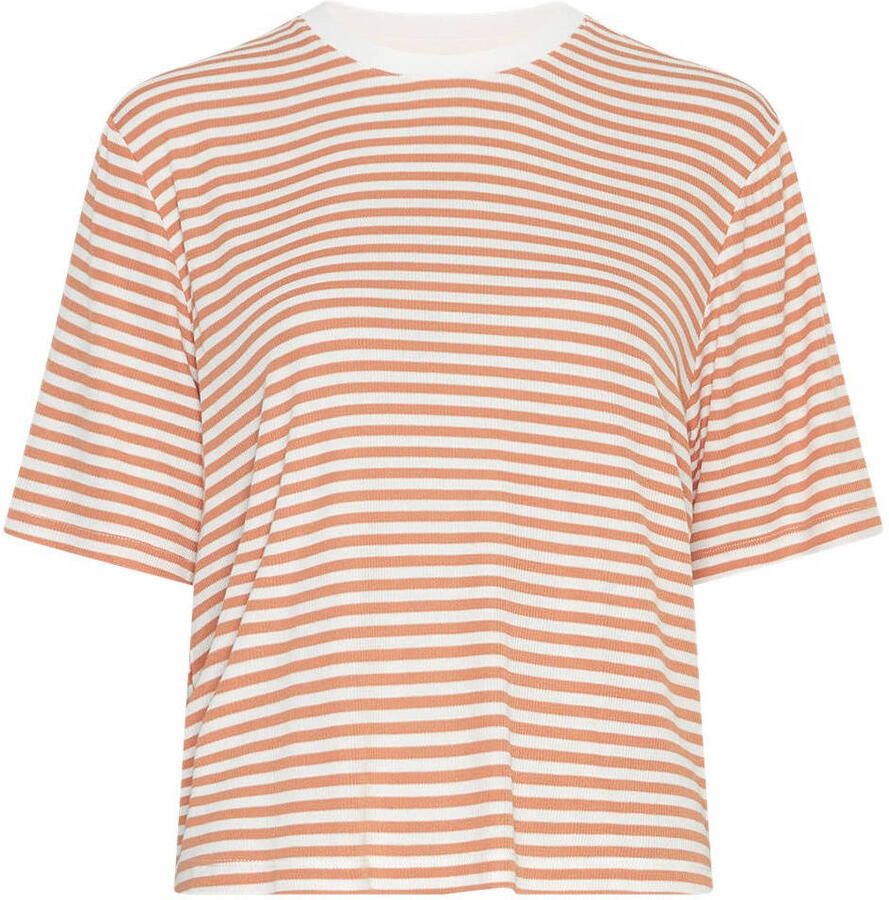 MSCH Copenhagen gestreept T-shirt oranje