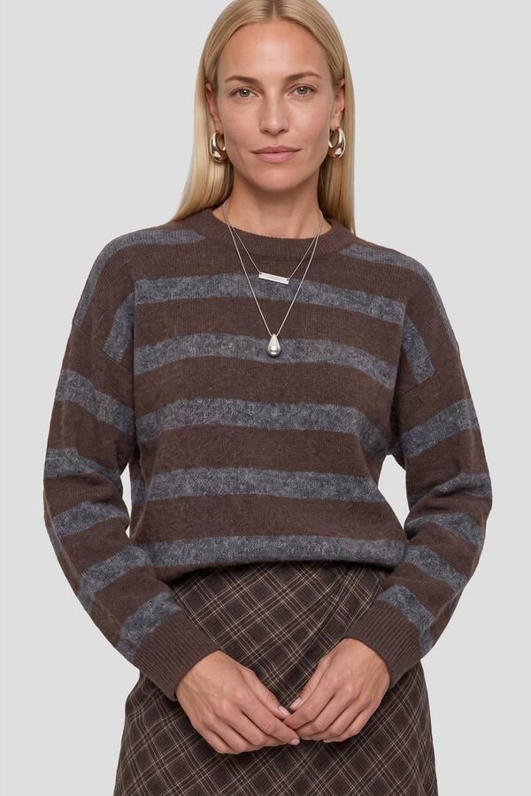 MSCH COPENHAGEN Dames Truien & Vesten Mschfestina Hope Pullover Stp Bruin