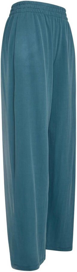 MSCH Copenhagen high waist wide leg broek turquoise - Foto 2