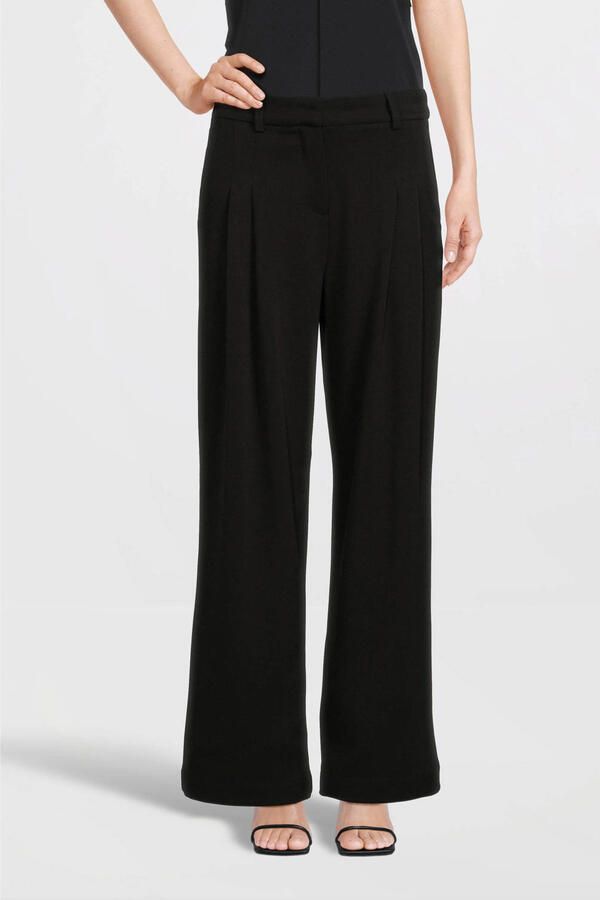 MSCH Copenhagen Baggy fit stoffen broek met plooien model 'Henrika' - Foto 8