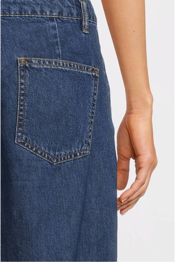 MSCH Copenhagen high wide leg jeans medium blue denim - Foto 2