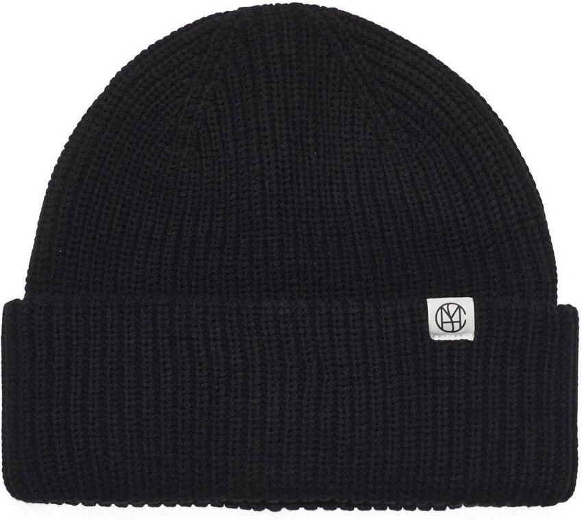 MSCH Copenhagen Beanie met logopatch model 'Galline Rachelle'