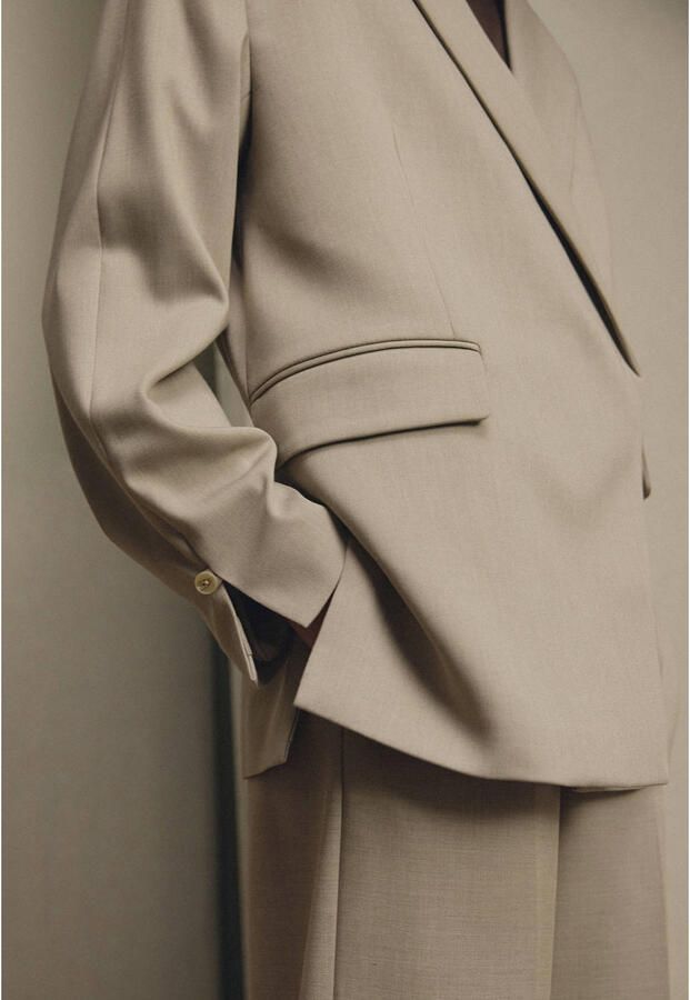 MSCH COPENHAGEN Dames Blazers Mschmarceli Oversized Blazer Beige - Foto 6