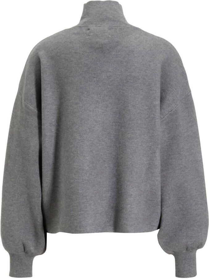 MSCH Copenhagen Gebreide pullover van viscosemix met opstaande kraag model 'Mercy East' - Foto 3