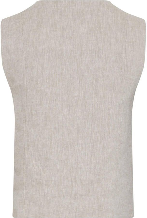 MSCH Copenhagen Bodywarmer van linnenmix met strookzakken model 'Viana Ginia' - Foto 6
