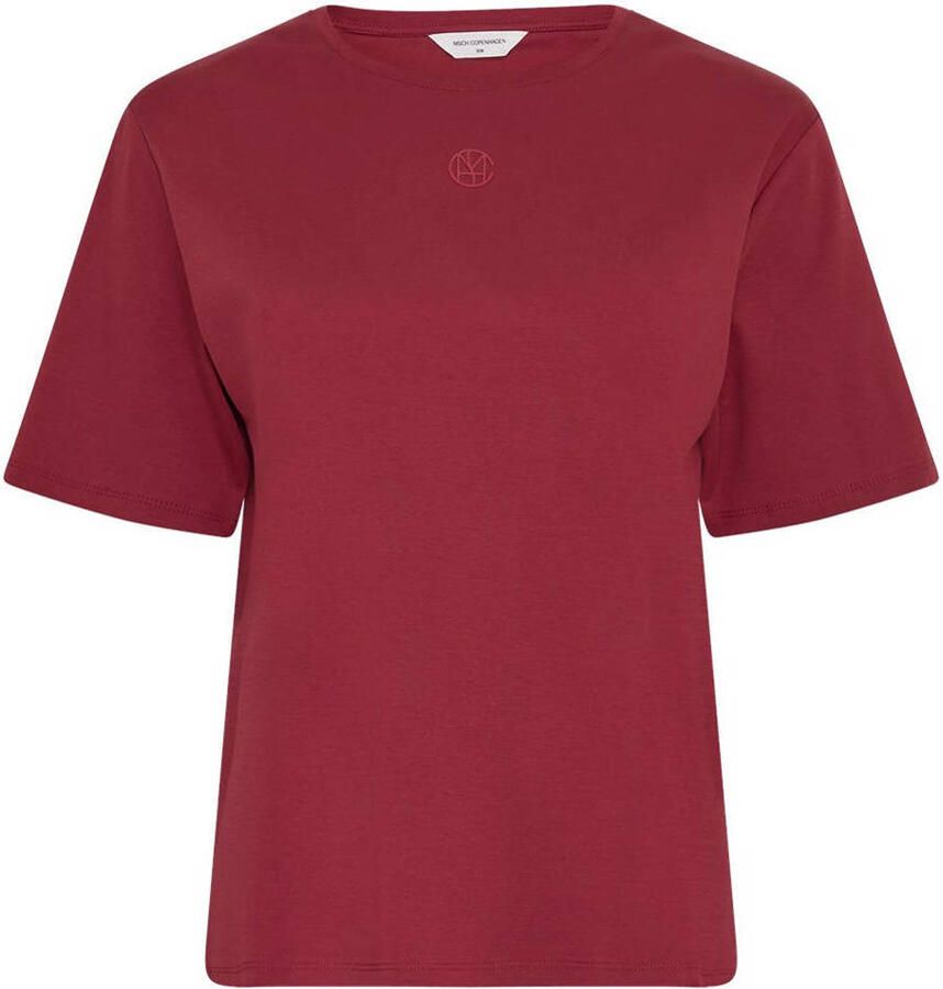 MSCH COPENHAGEN Dames Tops & T-shirts Mschmelea Icon Tee Bordeaux - Foto 5