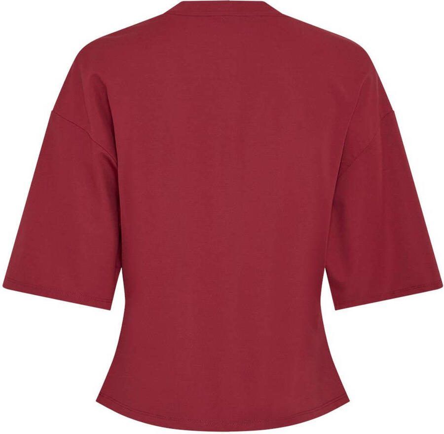MSCH COPENHAGEN Dames Tops & T-shirts Mschbreanne Noriel Tee Bordeaux - Foto 4