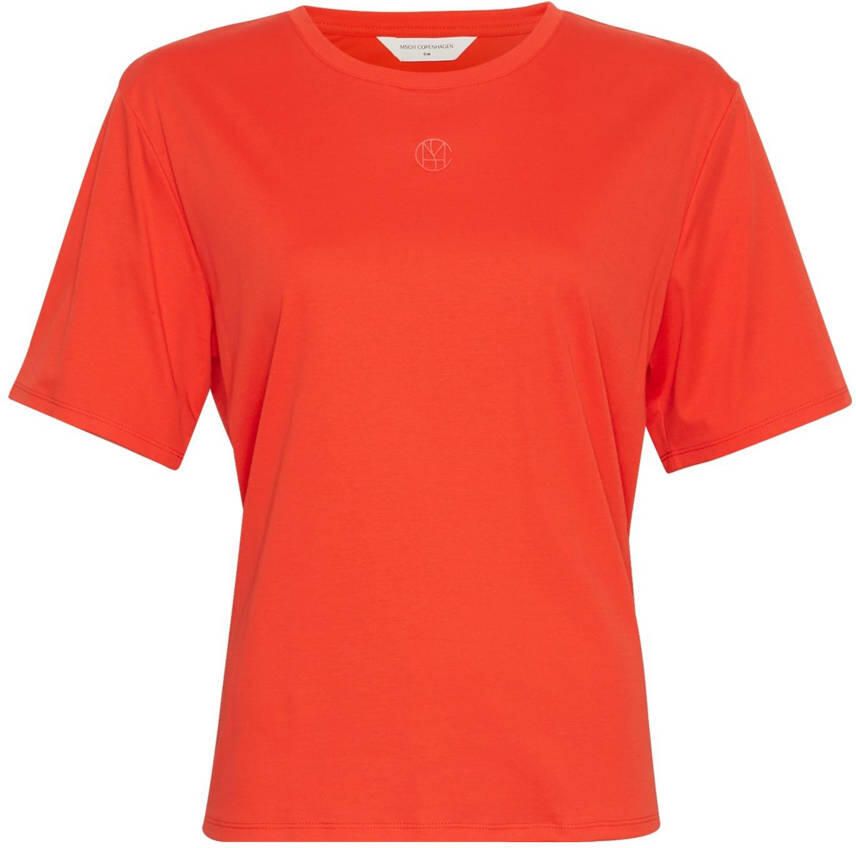 MSCH COPENHAGEN Dames Tops & T-shirts Mschmelea Icon Tee Rood