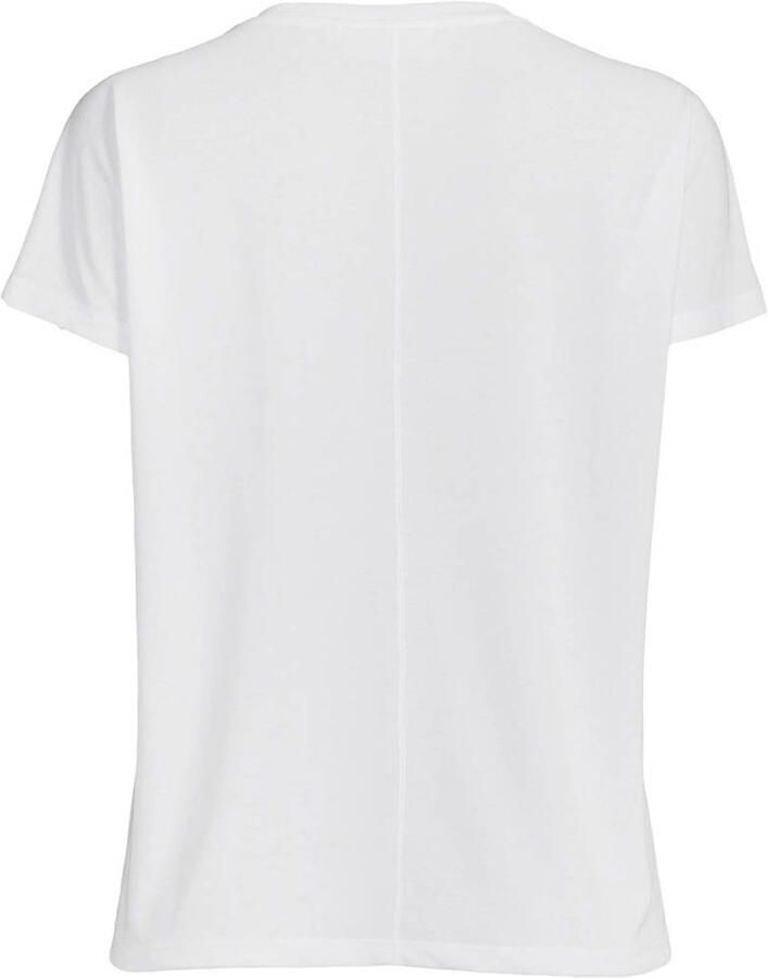 MSCH COPENHAGEN Dames Tops & T-shirts Mschfenya Modal V Neck Tee Ecru - Foto 8