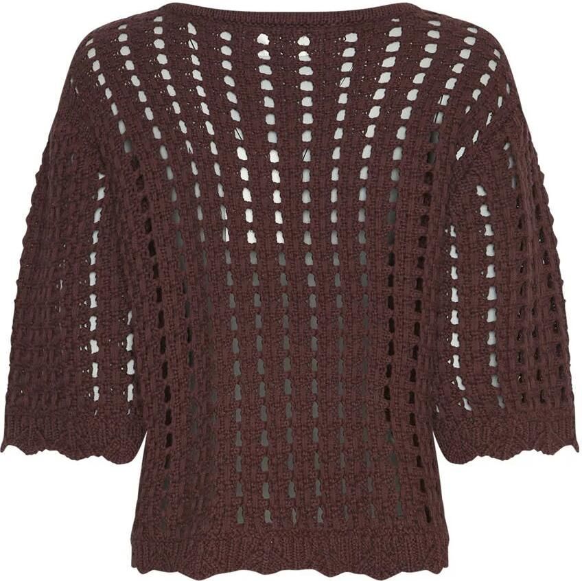 MSCH COPENHAGEN Dames Tops & T-shirts Mschfairyn 2 4 Pullover Bordeaux - Foto 5