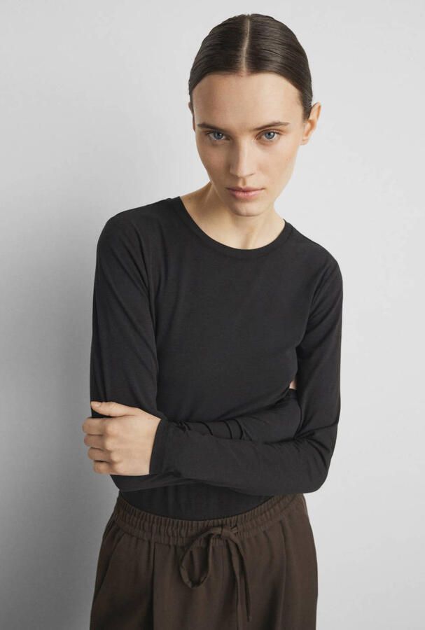 MSCH Copenhagen Shirt met lange mouwen en ronde hals model 'Betrina'