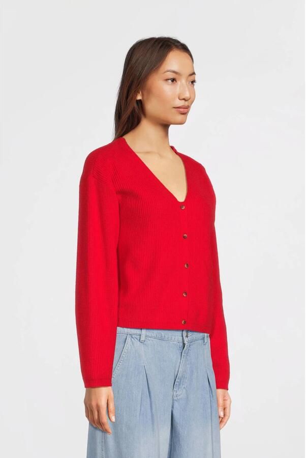 MSCH COPENHAGEN Dames Truien & Vesten Mschklaka Cardigan Oranje - Foto 8