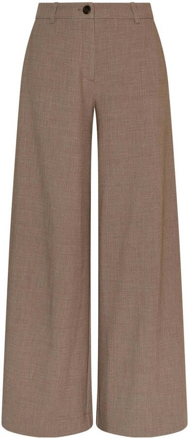 MSCH Copenhagen Wide leg broek met viscosegehalte model 'Darina'