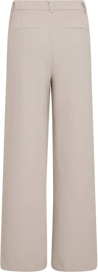 MSCH Copenhagen wide leg regular waist broek ecru