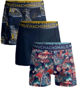 Muchachomalo boxershort Hercules Baywatch- set van 3 blauw