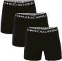 Muchachomalo boxershort Solid (set van 3) zwart - Thumbnail 1