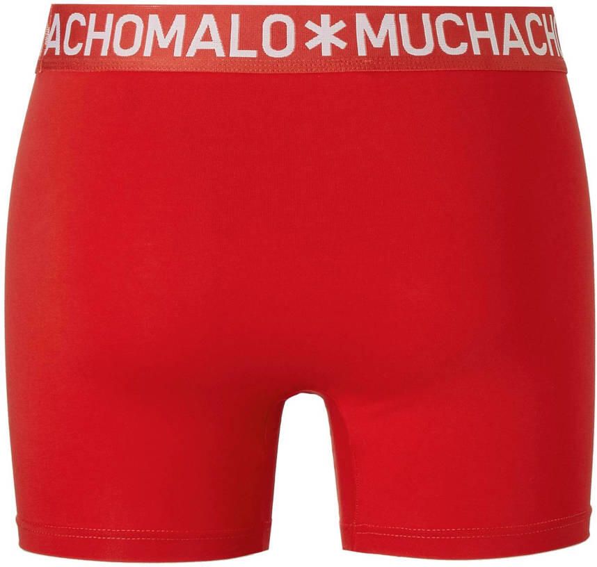 Muchachomalo boxershort Solid (set van 4) - Foto 3
