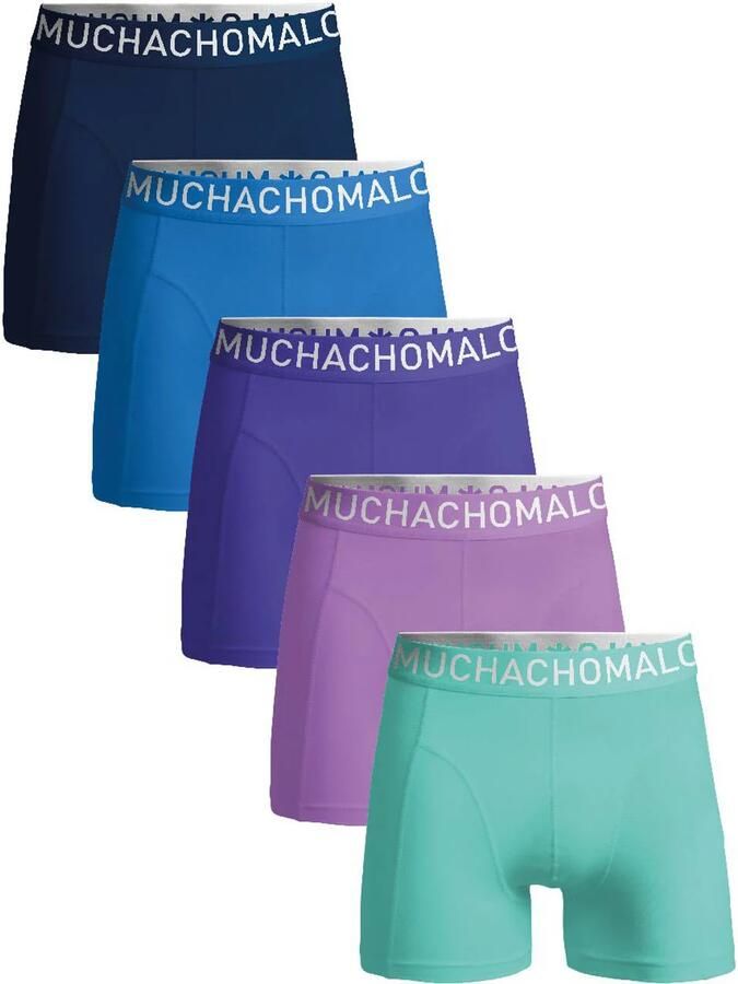 Muchachomalo boxershort Solid (set van 5)