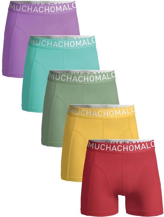 Muchachomalo boxershort Solid (set van 5)