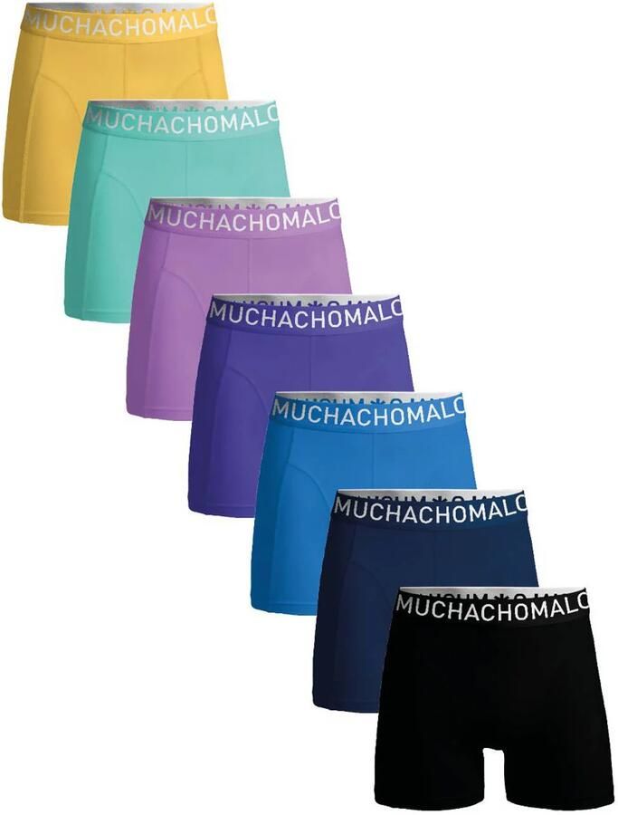 Muchachomalo boxershort Solid (set van 7)