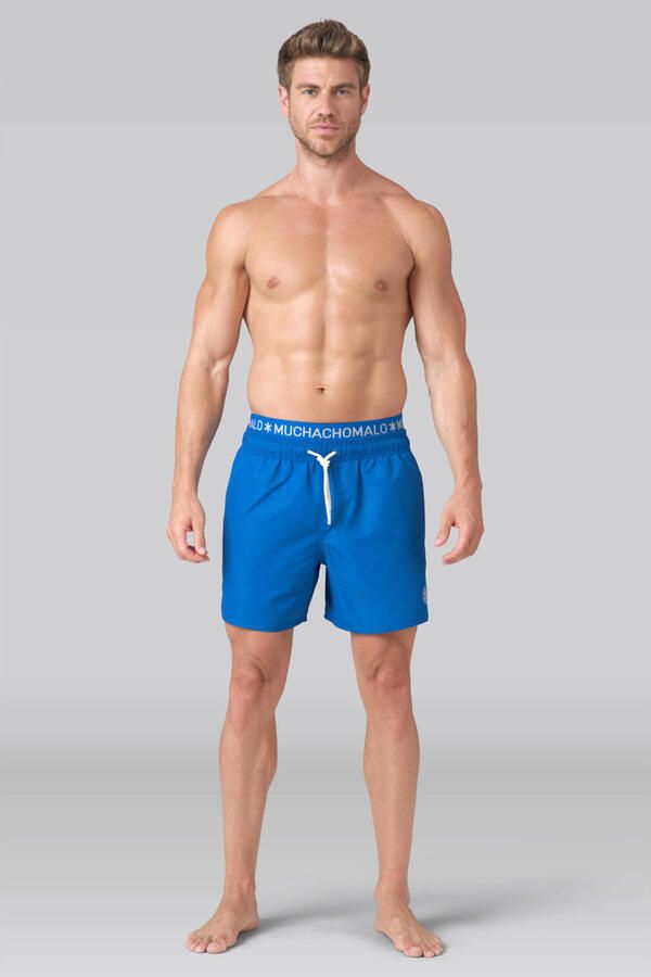 Muchachomalo zwemshort + gratis boxershort blauw - Foto 3