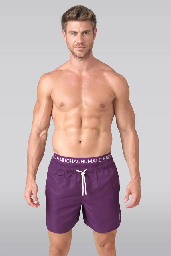 Muchachomalo zwemshort + gratis boxershort paars