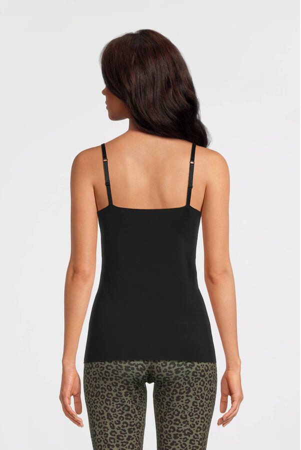 Mustang Hemd Free cut singlet Spaghetti-bandjes verstelbaar V-hals kant elastisch (Set van 3)