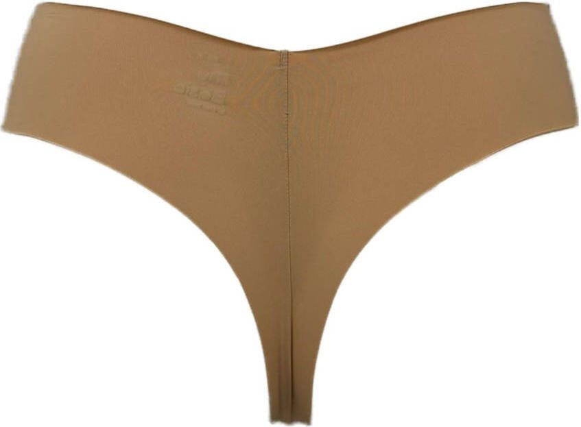 My Basic by After Eden seamless string met kant (set van 3) beige - Foto 4