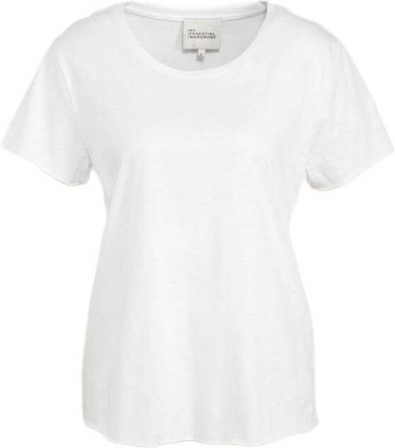 My Essential Wardrobe basic T-shirt van biologisch katoen wit