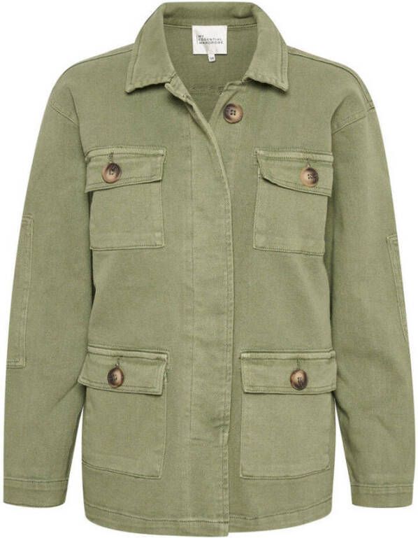 My Essential Wardrobe Stijlvolle Army Jack Green Dames
